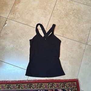 Black alo tank top medium
